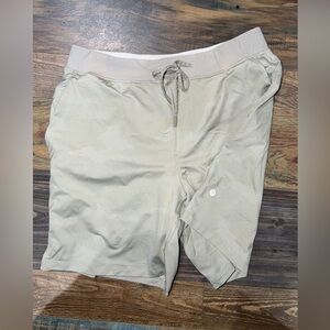 Lululemon Athletica Cream and White Shorts